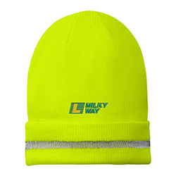 Beanie With Reflective Stripe