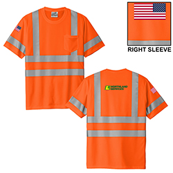 NSI ANSI 107 CLASS 3 MESH TEE
